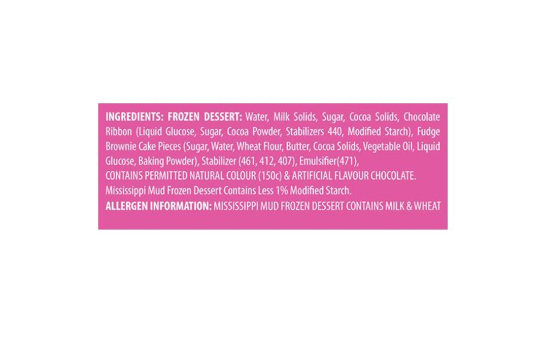 Baskin Robbins Mississippi Mud    Cup  165 millilitre